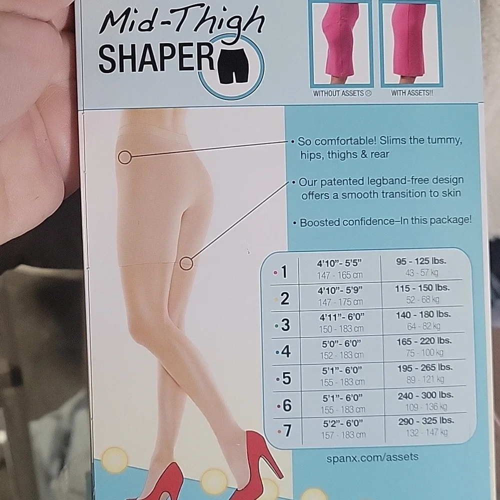 Assets by Sara‎ Blakely Mid-Thigh Shaper SPANX NEW
